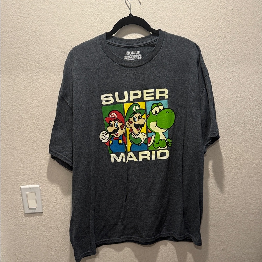 Nintendo Super Mario Dark Gray Tee
